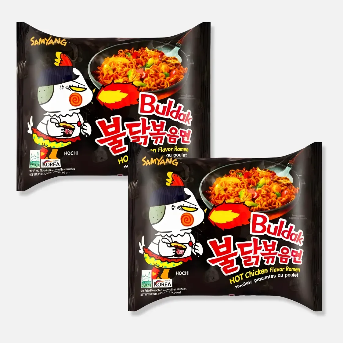 Samyang Buldak Ramen HOT Chicken Flavor | Samyang Buldak Ramen Hot Chicken Flavor — packaging view 3