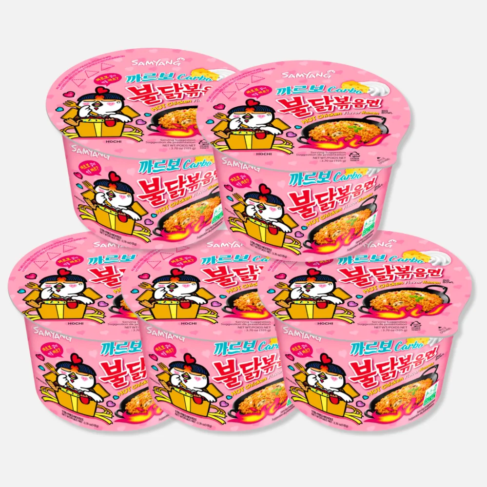 Samyang Buldak Ramen Carbonara Big Bowl — packaging view 3