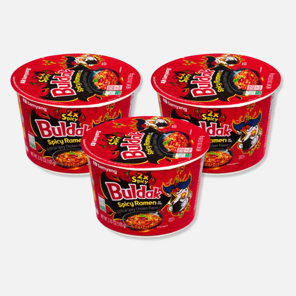 Samyang Buldak x2 Spicy Big Bowl — packaging view 3