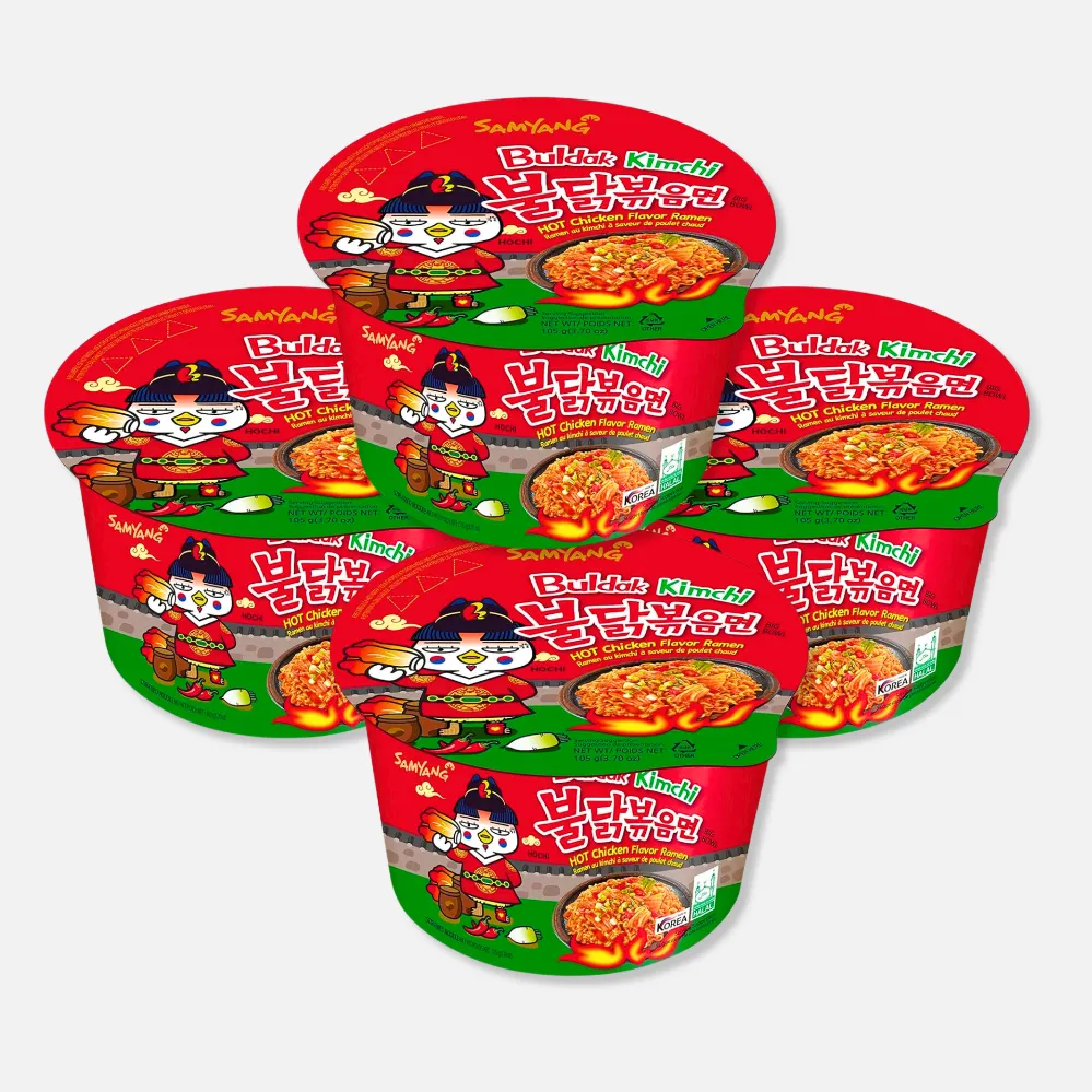 Samyang Buldak Ramen Kimchi Big Bowl — packaging view 4
