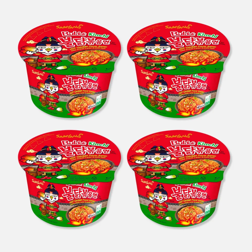 Samyang Buldak Ramen Kimchi Big Bowl — packaging view 3