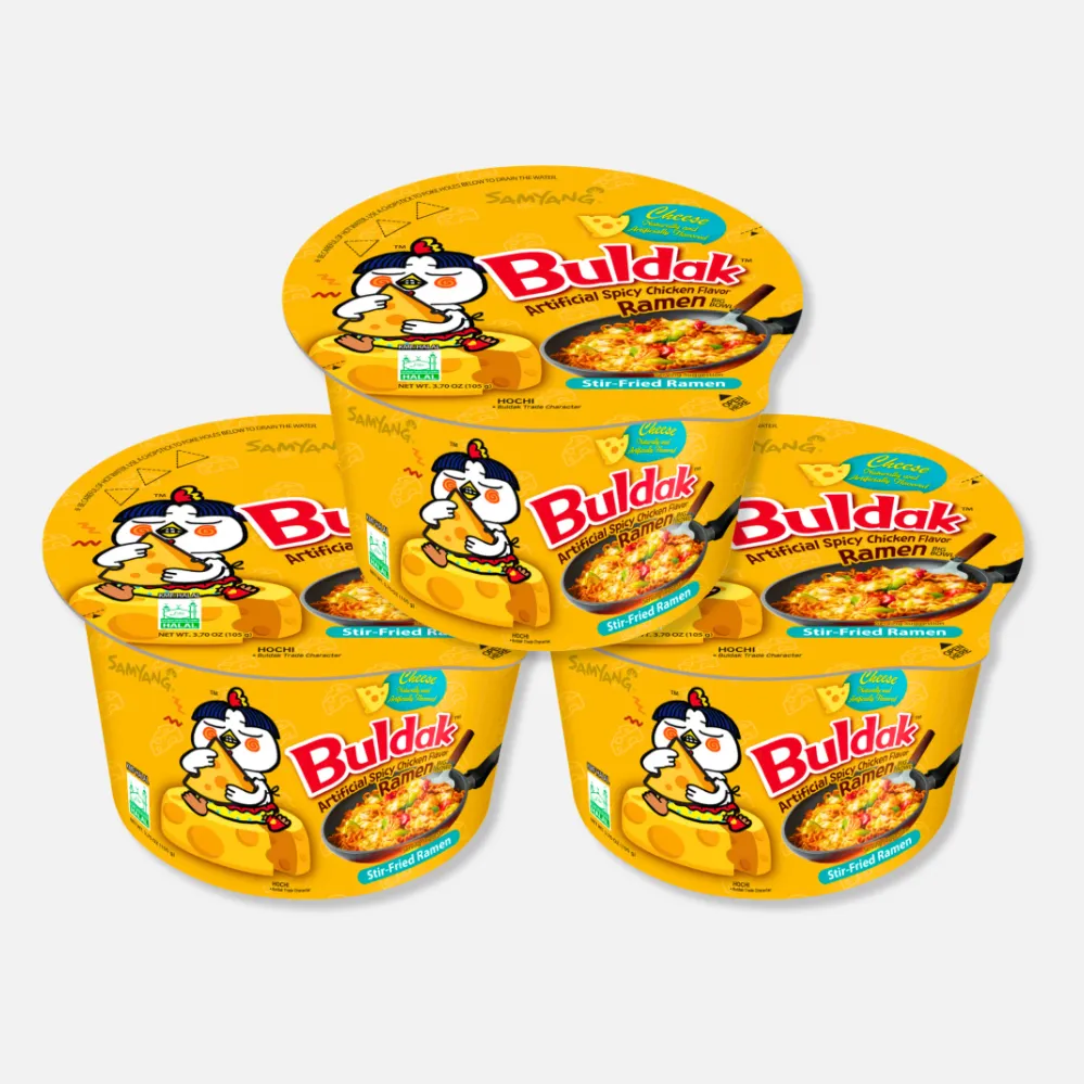 Samyang Hot Chicken Flavor Cheese Big Bowl — packaging view 3