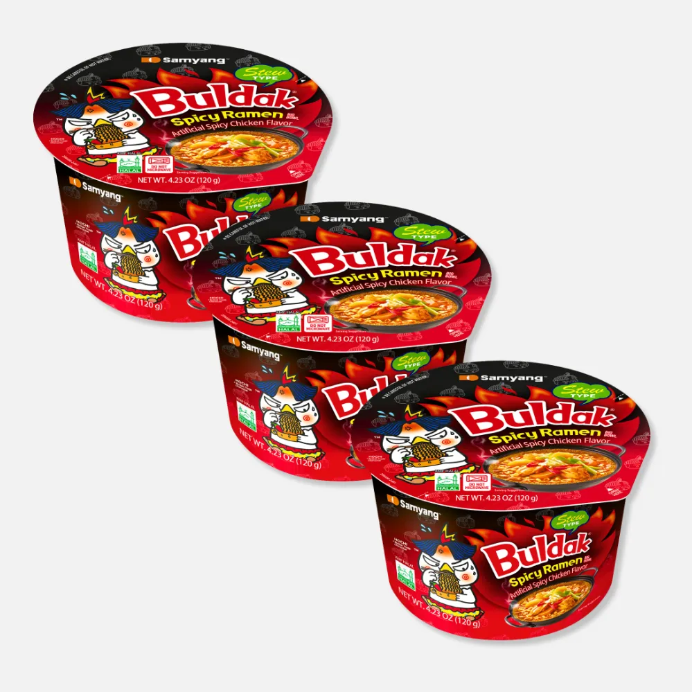 Samyang Hot Chicken Flavor Ramen Stew type big bowl — packaging view 2