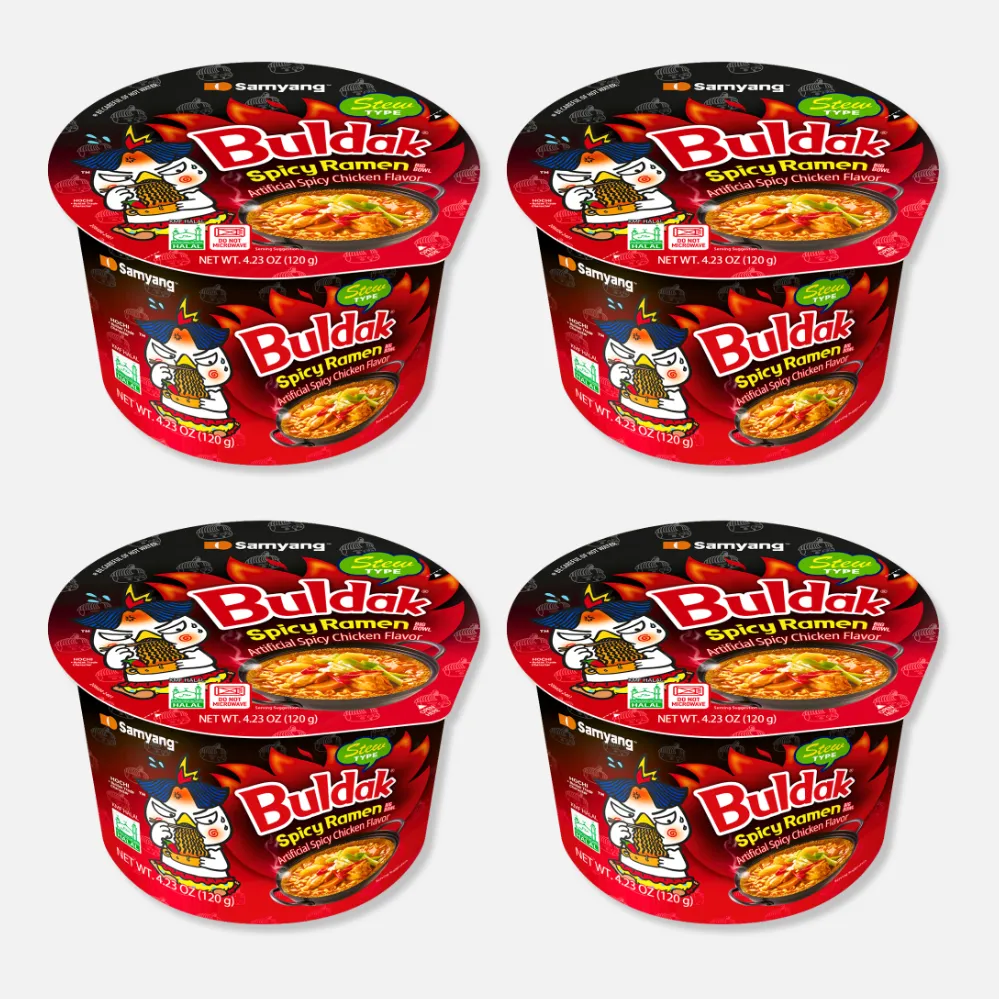 Samyang Hot Chicken Flavor Ramen Stew type big bowl — packaging view 3
