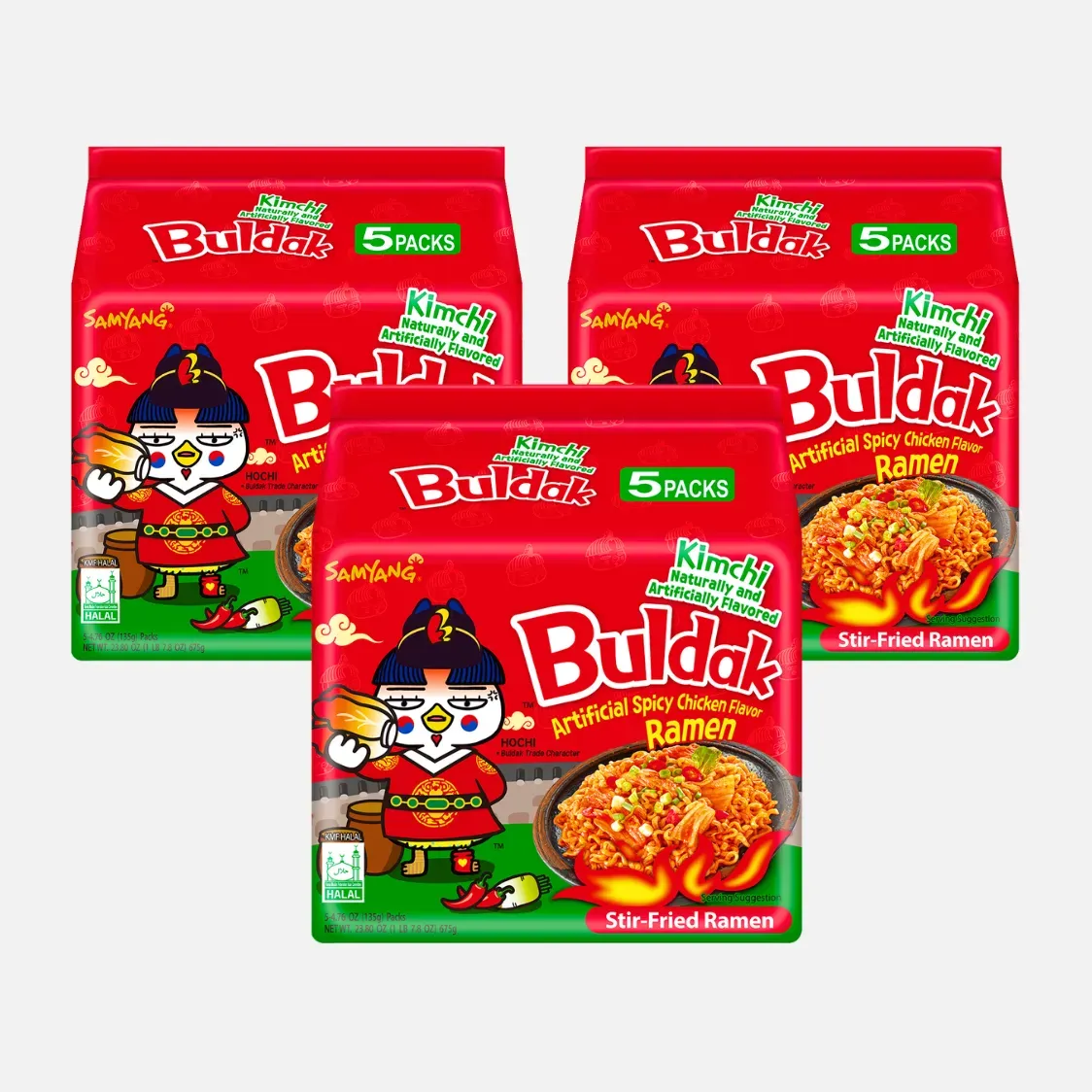 Samyang Buldak Ramen Kimchi — packaging view 2